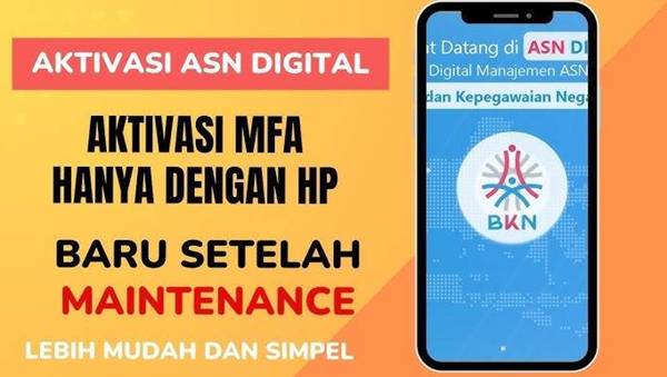 Cara Aktivasi MFA ASN Digital BKN Agar Akun Lebih Aman