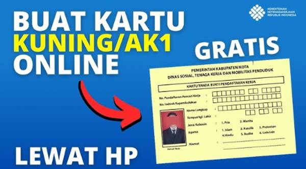 Cara Buat Kartu Kuning Online Lewat HP, Ini Syaratnya