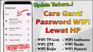 Cara Mengubah Password WiFi Indihome, Biznet, dan First Media Lengkap