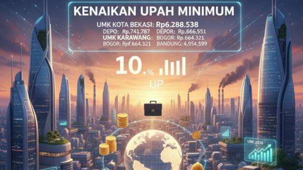 UMK Bekasi 2026 Naik, Ini Besaran Gaji Terbaru Hampir 6 Juta