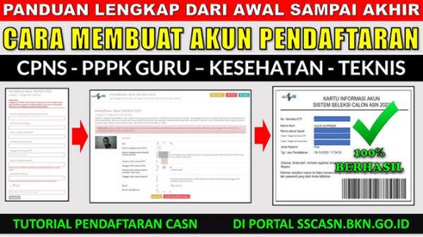 Cara Daftar Akun SSCASN Terbaru Online, Syarat, Dokumen, dan Tahapan