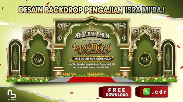 Cara Membuat Poster Isra Miraj 1447 H 2026 yang Menarik, Gratis, dan Mudah