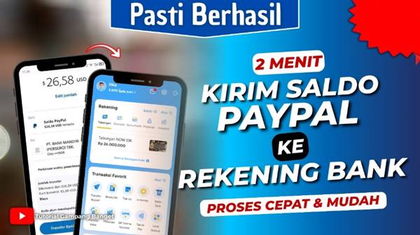 Cara Tarik Saldo PayPal ke Rekening Bank Lokal dengan Mudah