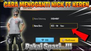 Nama FF Keren Terbaru, Unik dan Bikin Akun Makin Gahar, Belum di Gunakan