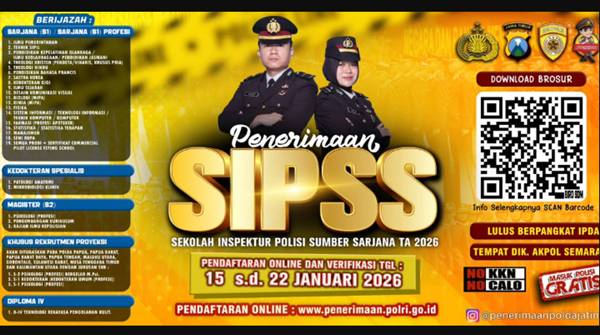 SIPSS Polri 2026 Syarat, Jadwal, dan Cara Pendaftaran